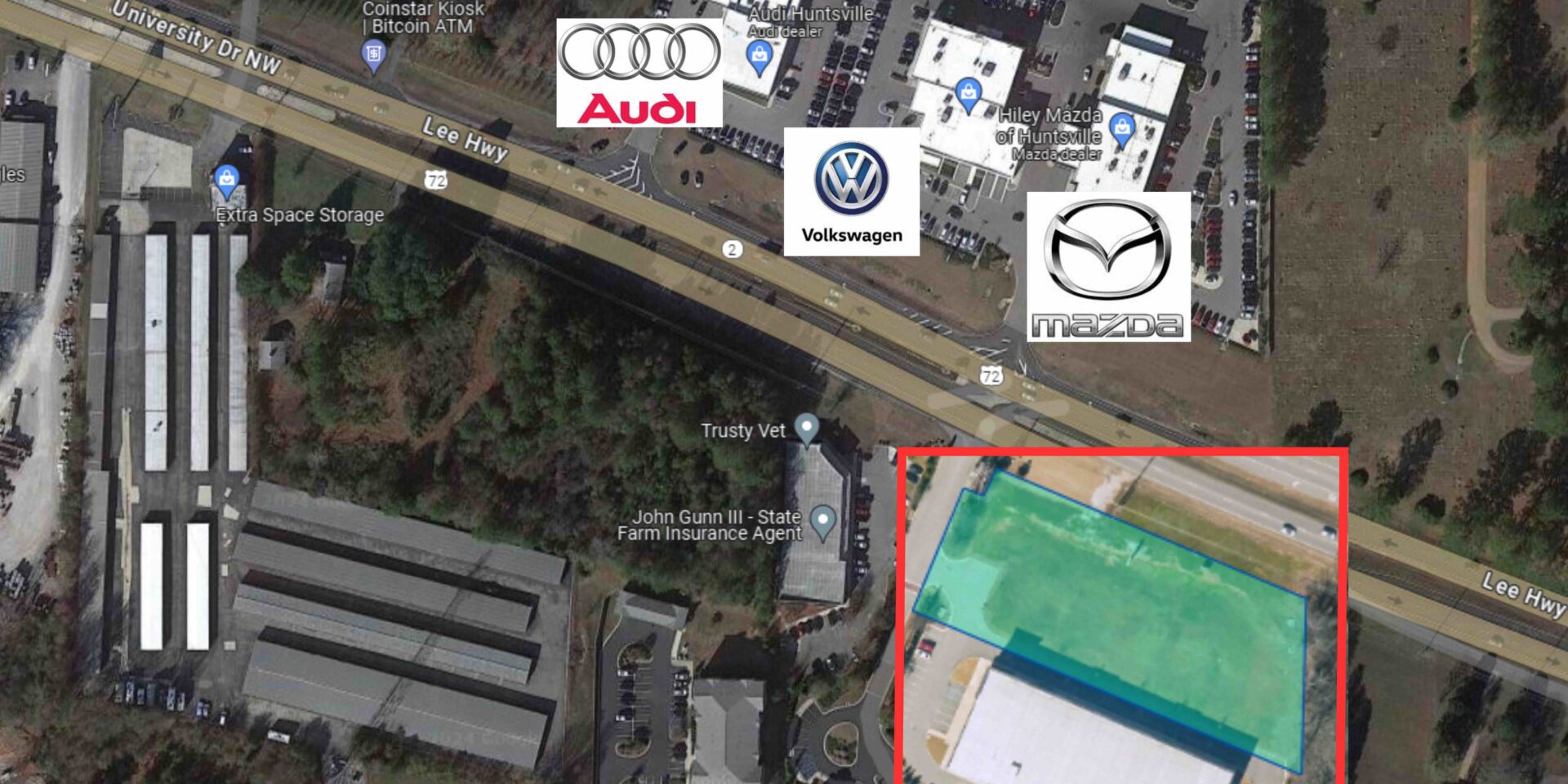 0 HWY 72 W - 1.60 Acres +/- John Blue Realty